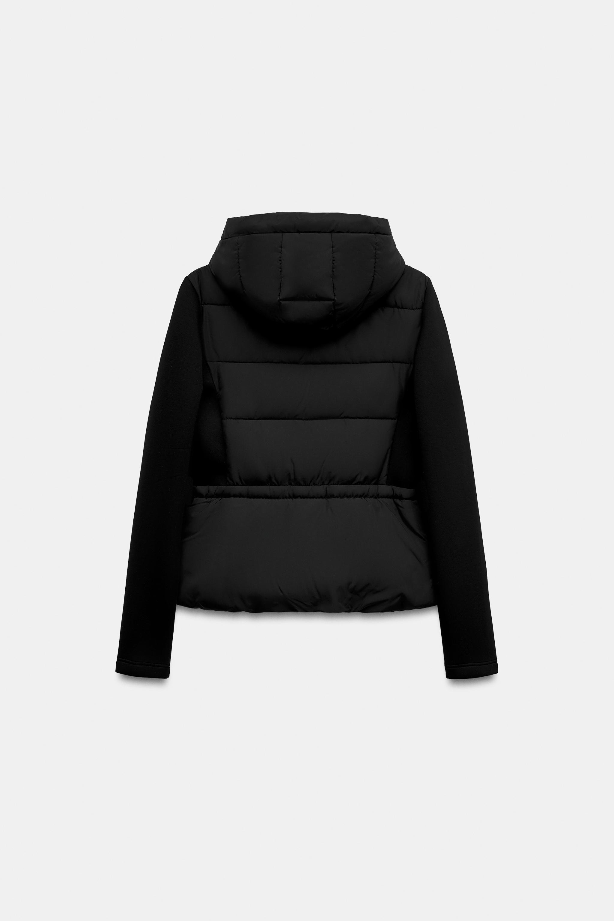 COMBINATION QUILTED JACKET WITH HOODIE